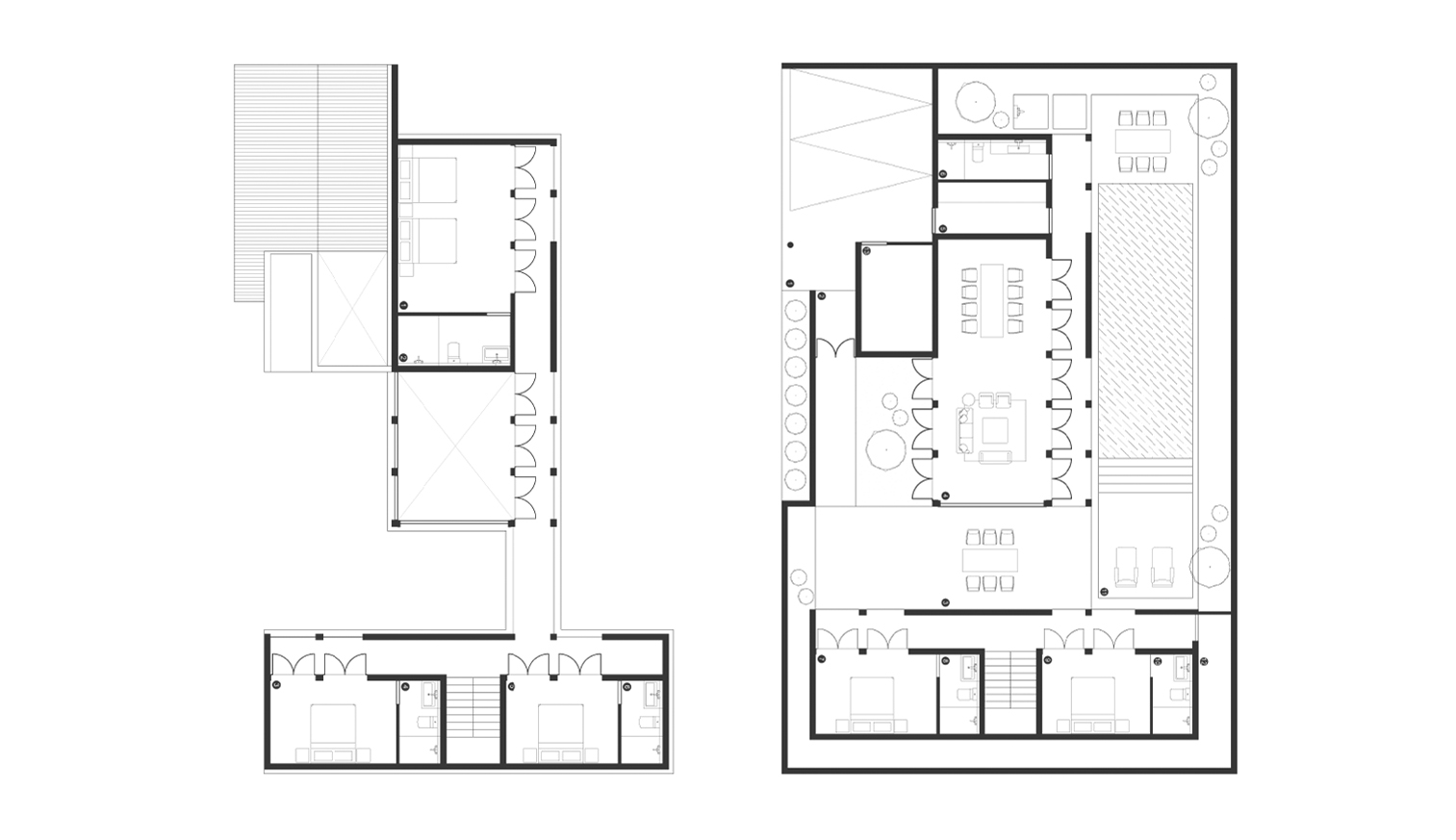 Планировка виллы 5 спален в ЖК The Proper Hua Hin № 11006